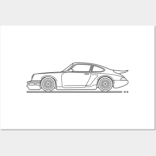 Retro Car 964 b Posters and Art